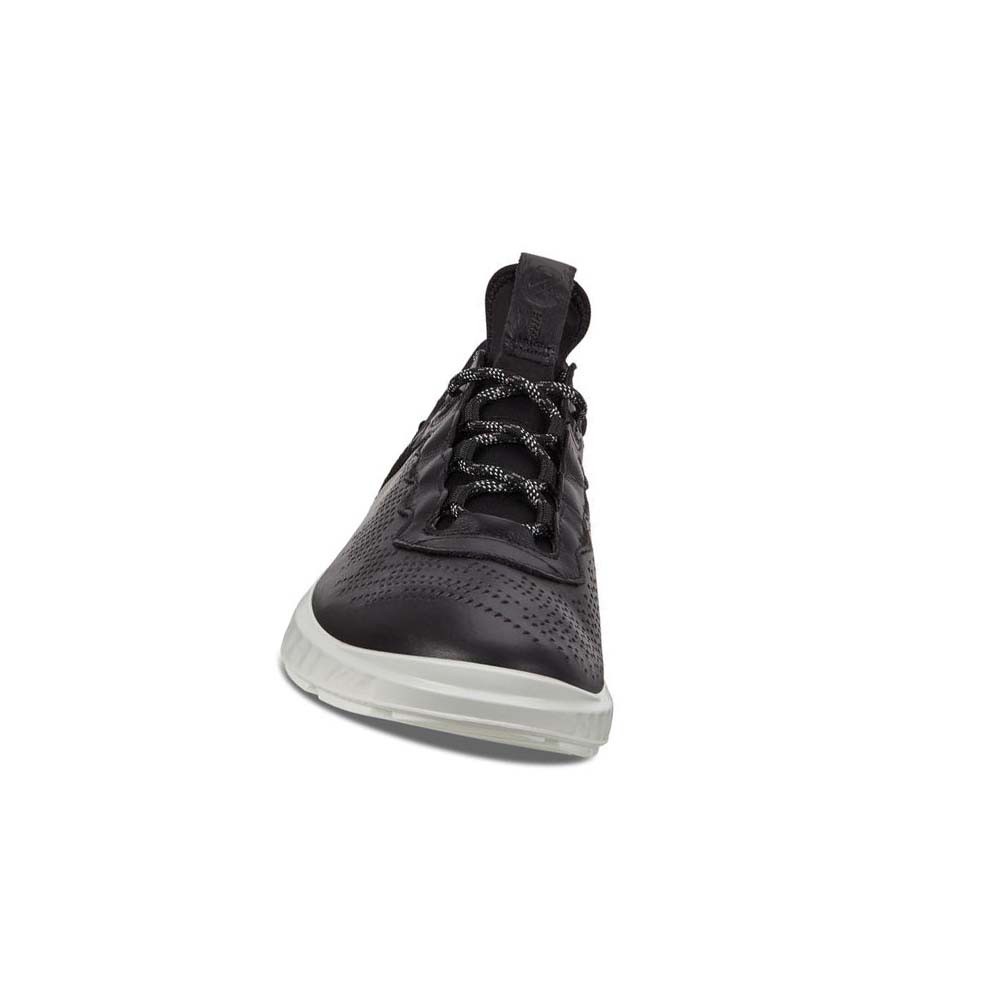 Men's Ecco St.1 Lite Sneakers Black | Canada 653PJJ